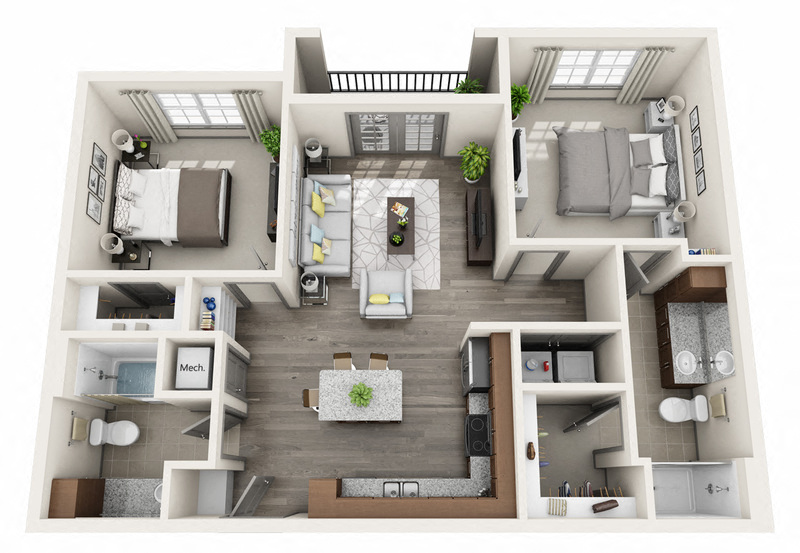 B floor plan
